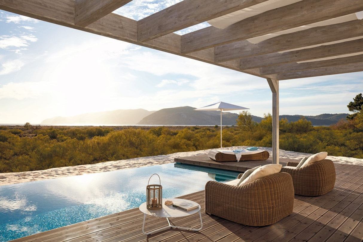 Manutti Mood Coffee table - Table basse ronde Ø 80cm h:28cm Plateau Céramique ou HPL 