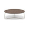 Manutti Mood Coffee table - Table basse ronde Ø 80cm h:28cm Plateau Céramique ou HPL Flint SF13 Ceramic Quartz 6mm 6K64 