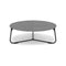 Manutti Mood Coffee table - Table basse ronde Ø 80cm h:28cm Plateau Céramique ou HPL Lava SF10 Ceramic Basalt Grey 6mm 6K70 