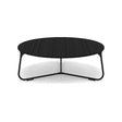 Manutti Mood Coffee table - Table basse ronde Ø 80cm h:28cm Plateau Teck Lava SF10 Teak Scuro 2H37 