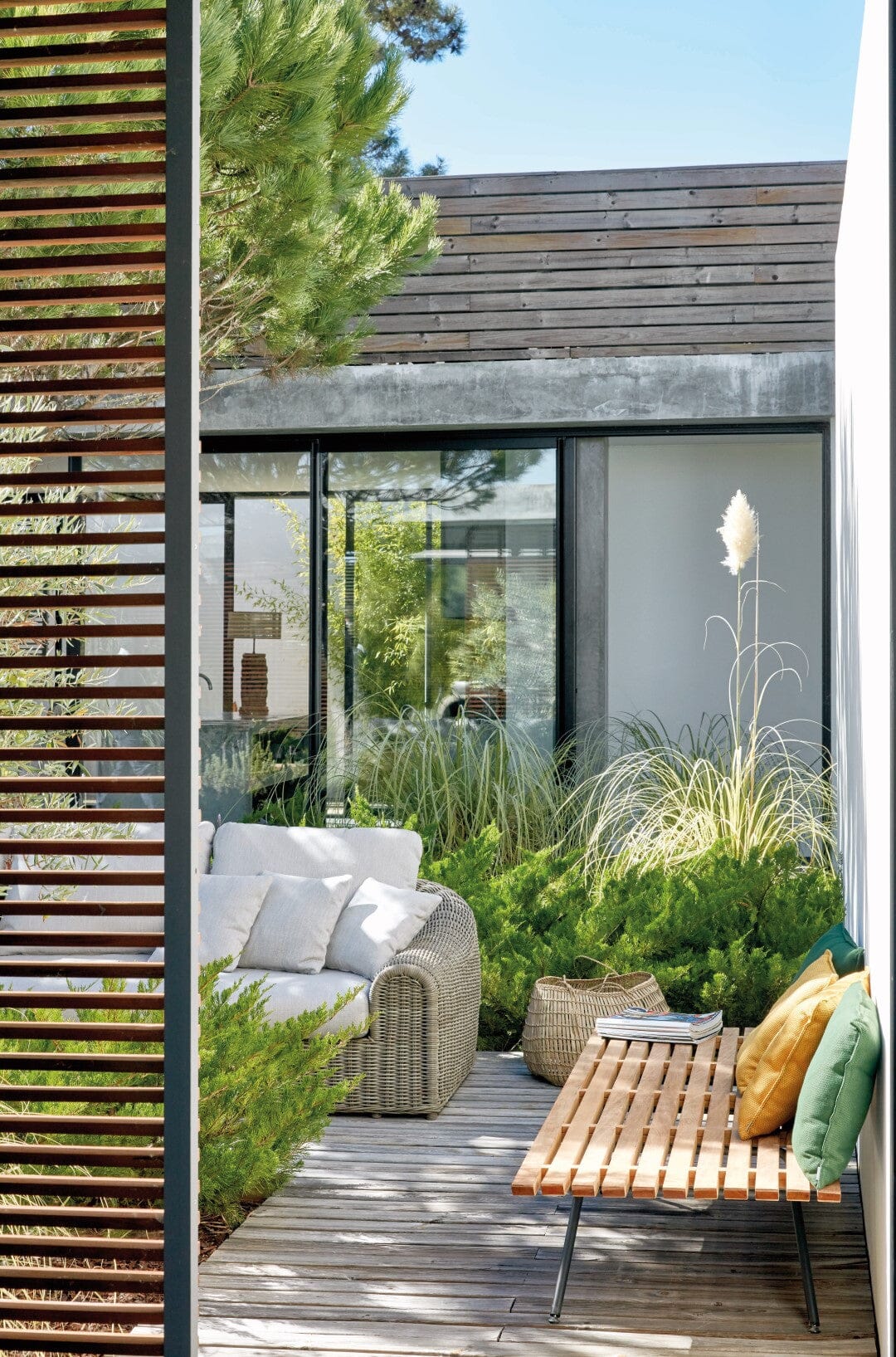 Manutti San Bench Banc 200x65cm S 35h Hauteur: 35cm 