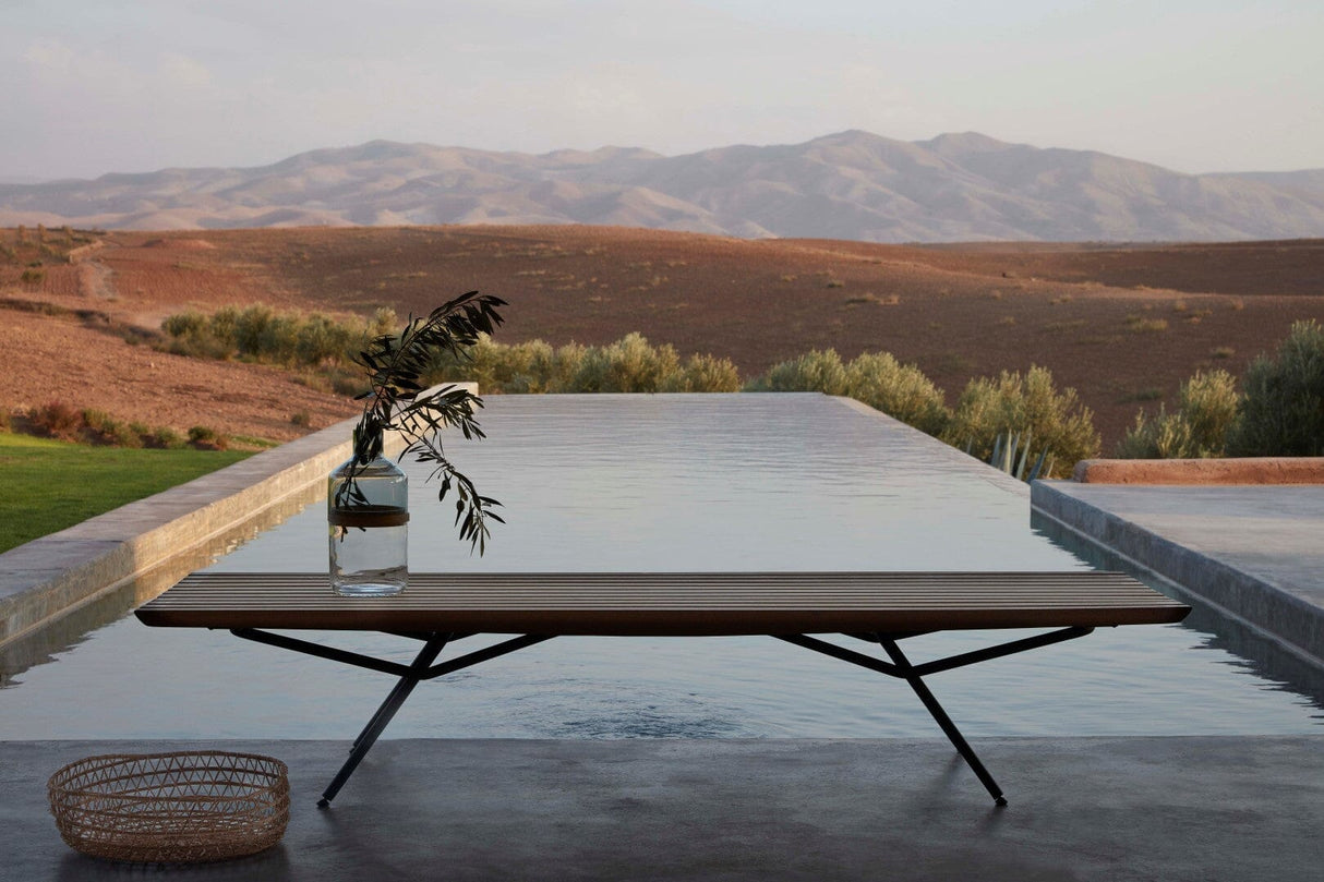 Manutti San Bench Banc 200x65cm S 35h Hauteur: 35cm 