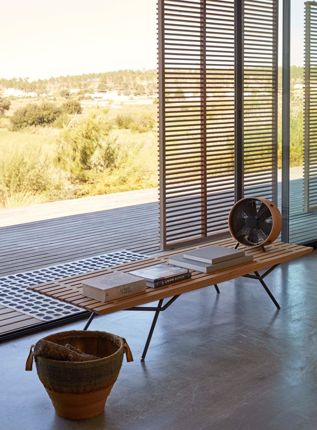 Manutti San Bench Banc 200x65cm S 35h Hauteur: 35cm 