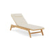Manutti Sunrise Lounger Teak sans accoudoirs, coussins en sus Teak Brushed (HFTB) 