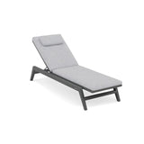 Manutti Sunrise Lounger Teak sans accoudoirs, coussins en sus Teak Scuro (HFTS) 