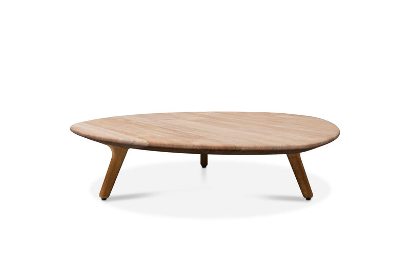 Manutti Torsa Organic Table basse Ø100cm Hauteur: 24cm Teak natural 