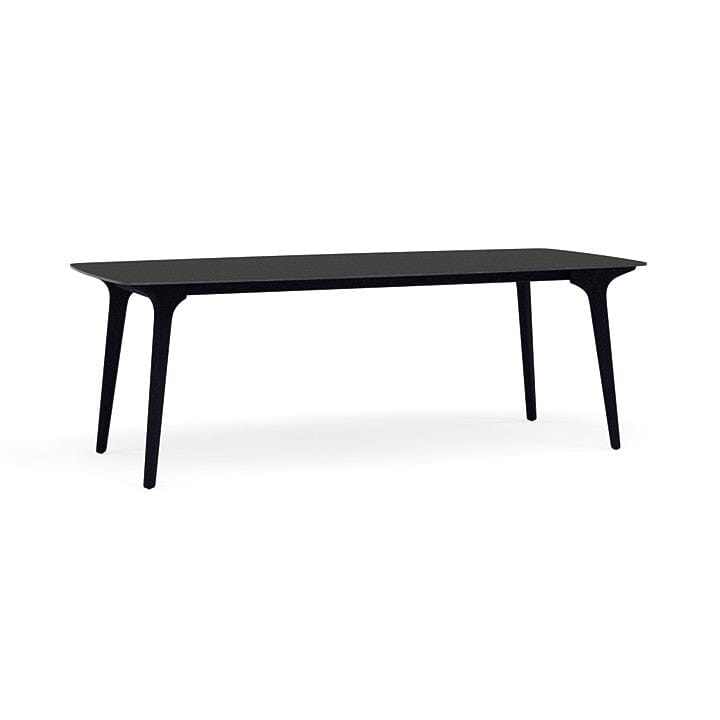 Manutti Torsa Table 264x118cm M 90h Hauteur: 90cm Teak nero Céramique Basalt Black 12mm (5K67) 