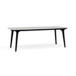 Manutti Torsa Table 264x118cm M 90h Hauteur: 90cm Teak nero Céramique Fossil 12mm (5K53) 