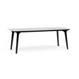 Manutti Torsa Table 264x118cm M 90h Hauteur: 90cm Teak nero Céramique Perla 12mm (5K66) 