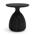 Manutti Tsuki Side Table ø35cm Hauteur: 39cm Teak scuro 