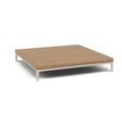 Manutti Zendo Sense Coffee Table 96x96cm H:15cm Flint AF13 Teak Slates 2H43 