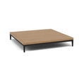 Manutti Zendo Sense Coffee Table 96x96cm H:15cm Lava AF10 Teak Slates 2H43 