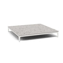 Manutti Zendo Sense Coffee Table 96x96cm H:15cm White AF08 Ceramic Fossil 12mm 5K53 