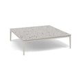 Manutti Zendo Sense Outdoor Coffee Table 96x96cm H:25cm Flint AF13 Ceramic Fossil 12mm 5K53 