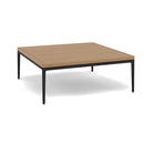 Manutti Zendo Sense Outdoor Coffee Table 96x96cm H:35cm Lava AF10 Teak Slates 2H43 