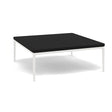 Manutti Zendo Sense Outdoor Coffee Table 96x96cm H:35cm White AF08 Teak Scuro 2H37 