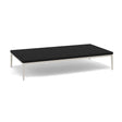 Manutti Zendo Sense Outdoor Side Table 150x80cm H:25cm Flint AF13 Teak Scuro 2H37 
