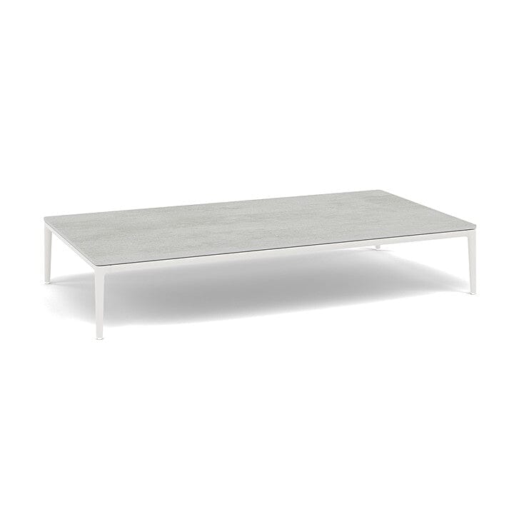 Manutti Zendo Sense Outdoor Side Table 150x80cm H:25cm White AF08 Ceramic Concrete 12mm 5K68 