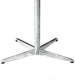 Mazuvo Maxim Pied bistro rabattable 4 branches H:72cm Galvanisé Brillant 