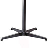 Mazuvo Maxim Pied bistro rabattable 4 branches H:72cm Galvanisé Thermolaqué Carbone 