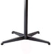 Mazuvo Maxim Pied bistro rabattable 4 branches H:72cm Galvanisé Thermolaqué Carbone 