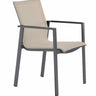 Mazuvo Trend Fauteuil repas avec textilène Crème 
