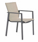 Mazuvo Trend Fauteuil repas avec textilène Crème 