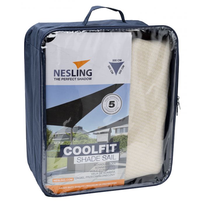 Nesling Coolfit Voile d'ombrage Triangulaire 5m White 