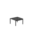 Royal Botania Alura ALRFT Repose-pieds empilable Laqué Black A - Toile Black ZU 
