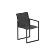Royal Botania Ninix NNX55T Fauteuil repas Laqué Black A - Toile Black ZU 