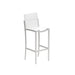 Royal Botania O-zon OZN43T Tabouret haut de bar Inox Brossé SS - Toile White WU 