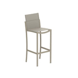 Royal Botania O-zon OZN43T Tabouret haut de bar Laqué Sand S - Toile Pearl Grey PG 