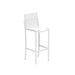 Royal Botania O-zon OZN43T Tabouret haut de bar Laqué White W - Toile White WU 