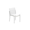 Royal Botania O-zon OZN47T Chaise repas empilable Inox Brossé SS - Toile White WU 