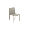 Royal Botania O-zon OZN47T Chaise repas empilable Laqué Sand S - Toile Pearl Grey PG 