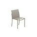 Royal Botania O-zon OZN47T Chaise repas empilable Laqué Sand S - Toile Pearl Grey PG 