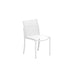 Royal Botania O-zon OZN47T Chaise repas empilable Laqué White W - Toile White WU 