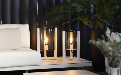 Royal Botania Tristar Lampe White outdoor h:45cm 