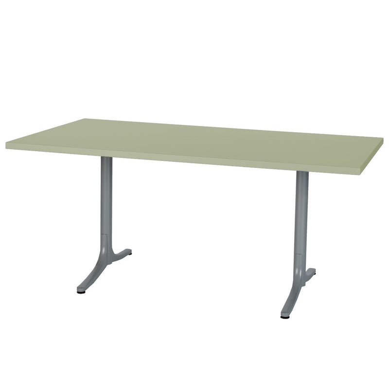 Schaffner Arbon Table repas rabattable 165x90cm Graphite 73 Vert Pastel 64 