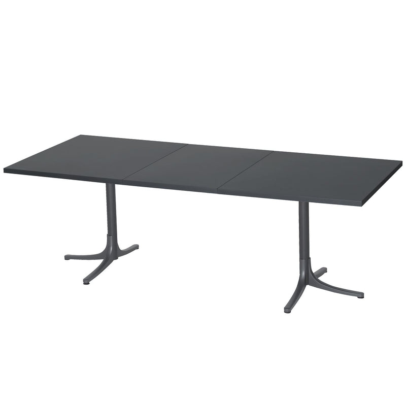 Schaffner Arbon Table repas rabattable extensible 160/218x90cm Anthracite 77 Anthracite 77 