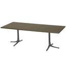 Schaffner Arbon Table repas rabattable extensible 160/218x90cm Anthracite 77 Champagne 85 