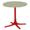 Schaffner Arbon Table repas rabattable Ø72cm Rouge 30 Vert Pastel 64 