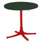 Schaffner Arbon Table repas rabattable Ø72cm Rouge 30 Vert Sapin 66 