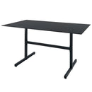 Schaffner Basel table repas rabattable 140x80cm Anthracite 77 Anthracite 77 