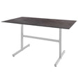 Schaffner Basel table repas rabattable 140x80cm Blanc 90 Déco Cooperfield dc 