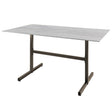 Schaffner Basel table repas rabattable 140x80cm Champagne 85 Déco Stromboli Clair db 