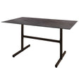 Schaffner Basel table repas rabattable 140x80cm Moka 88 Déco Cooperfield dc 