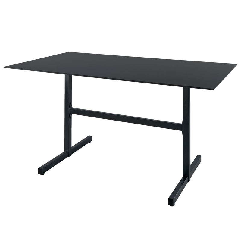 Schaffner Basel table repas rabattable 160x90cm Anthracite 77 Anthracite 77 