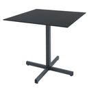 Schaffner Basel table repas rabattable 80x80cm Anthracite 77 Anthracite 77 
