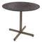 Schaffner Basel table repas rabattable Ø100cm Champagne 85 Déco Cooperfield dc 